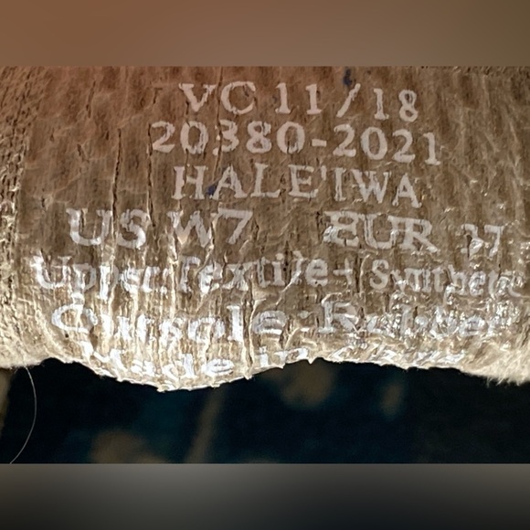 OluKai Womens Size 7 Hale’Iwa Soft Knit Cream Slip On Sneaker Shoes - Picture 10 of 10